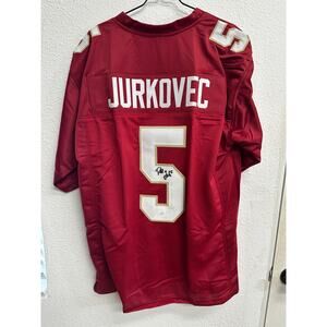 Phil Jurkovec #5 Signed Boston College Pitts Football Jersey AUTO JSA COA Sz XL